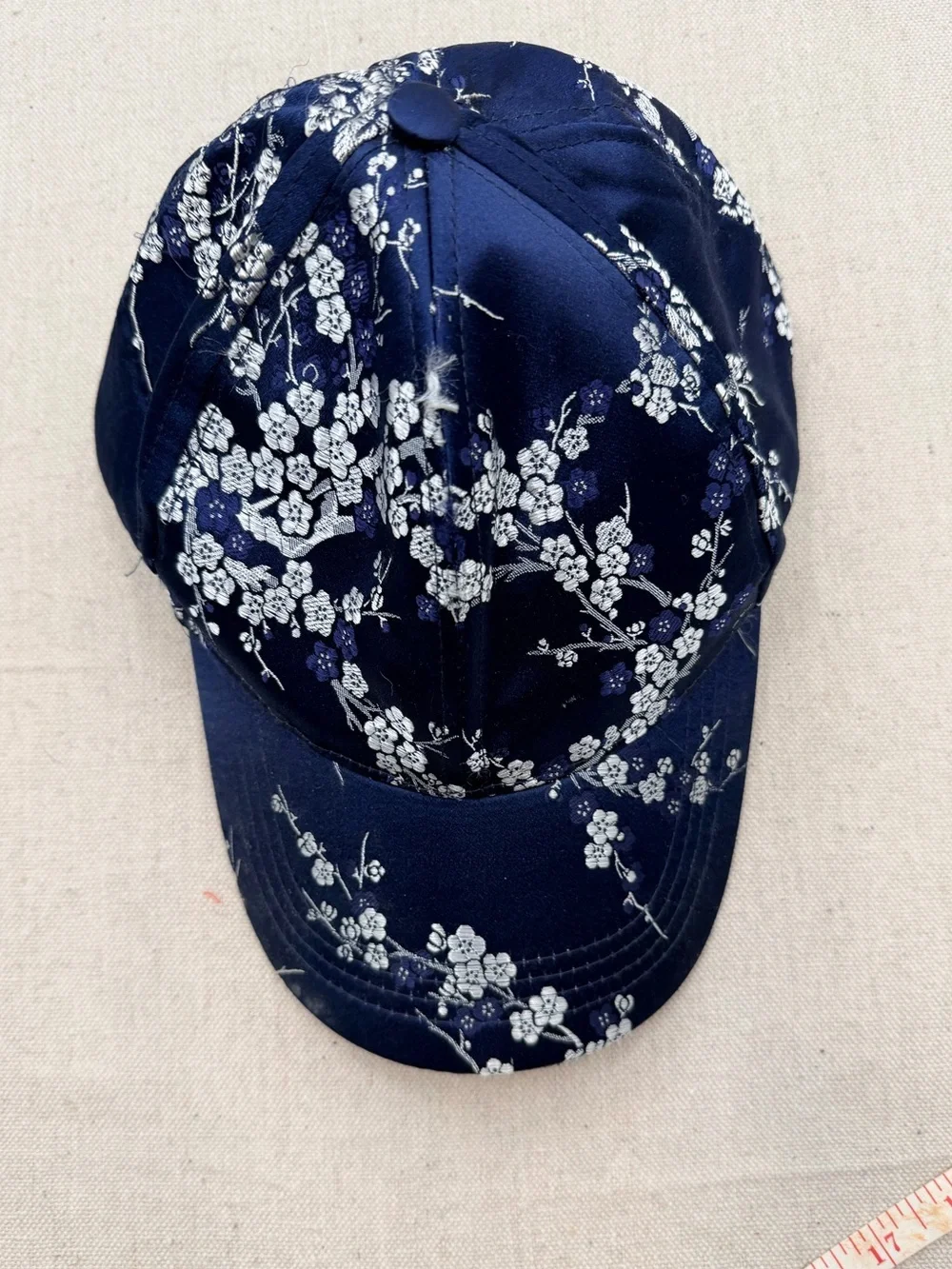 Marcus Adler Navy Floral Womens Baseball Cap